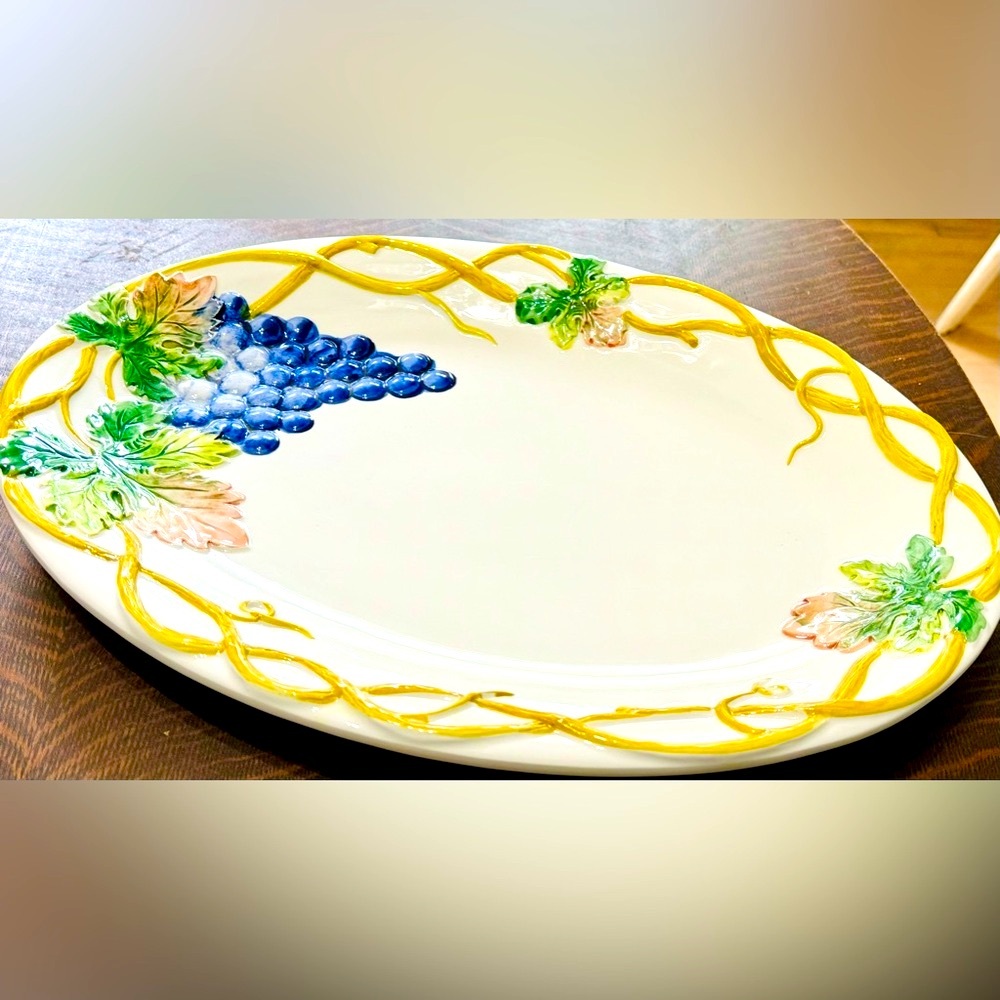 Made in Italy Serving Platter 18x12 (Vintage)